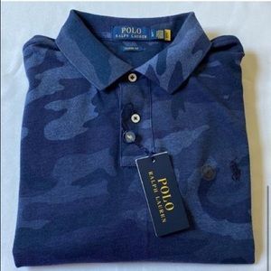 NWT Polo Ralph Lauren Mesh Blue Camo